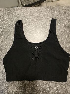 Year of Ours Black Football Top